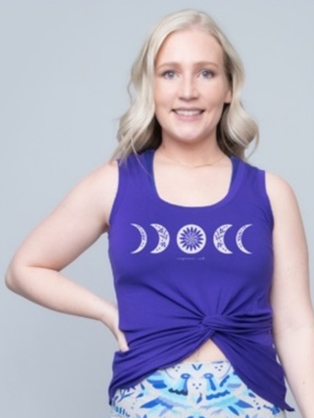 NIB/NWT Niyama Sol Tie Tank - Ultra Lapis